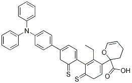 Ethyl 4-(5'-(4-(diphenylaMino)phenyl)-[2,2'-bithiophen]-5-yl)-2-oxocyclohex-3-enecarboxylate CAS#: 1096156-12-5