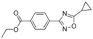 Ethyl 4-(5-Cyclopropyl-1,2,4-oxadiazol-3-yl)benzoate CAS#: 1166756-88-2