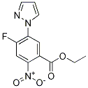 Ethyl 4-Fluoro-2-nitro-5-(1-pyrazolyl)benzoate CAS#: 1256633-41-6