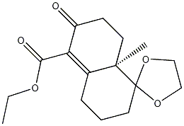 Ethyl-(8a'R)-8a'-methyl-6'-oxo-3',4',6',7',8',8a'-hexahydro-2'H-spiro[1,3-dioxolane-2,1'-naphthalene]-5'-carboxylate CAS#: 1173666-35-7