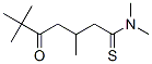 Heptanethioamide,  N,N,3,6,6-pentamethyl-5-oxo- CAS#: 70367-56-5