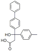 Hydracrylic acid, 3-(4-biphenylyl)-3-(p-tolyl)-, DL- CAS#: 71315-13-4