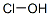 Hypochlorous acid CAS#: 7790-92-3