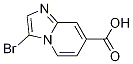 IMidazo[1,2-a]pyridine-7-carboxylic acid, 3-broMo- CAS#: 1315360-75-8