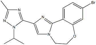 IMidazo[1,2-d][1,4]benzoxazepine, 9-broMo-5,6-dihydro-2-[3-Methyl-1-(1-Methylethyl)-1H-1,2,4-triazol-5-yl]- CAS#: 1282514-63-9