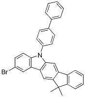 Indeno[1,2-b]carbazole, 5-[1,1'-biphenyl]-4-yl-2-broMo-5,11-dihydro-11,11-diMethyl- CAS#: 1343492-86-3