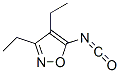 Isoxazole, 3,4-diethyl-5-isocyanato- (9CI) CAS#: 71378-41-1