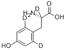 L-4-HYDROXYPHENYL-2,6-D2-ALANINE-2-D1 CAS#: 71939-39-4
