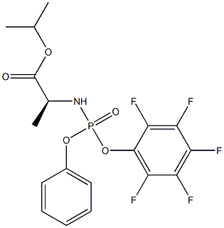L-Alanine, N-[(2,3,4,5,6-pentafluorophenoxy)phenoxyphosphinyl]-, 1-Methylethyl ester CAS#: 1256490-52-4