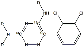 LaMotrigine-13C3,d3, Major CAS#: 1246815-13-3