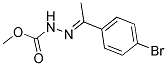 METHYL 2-[1-(4-BROMOPHENYL)ETHYLIDENE]-1-HYDRAZINECARBOXYLATE CAS#: 1211461-40-3