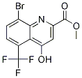 METHYL 8-BROMO-4-HYDROXY-5-(TRIFLUOROMETHYL)QUINOLINE-2-CARBOXYLATE CAS#: 1072944-77-4