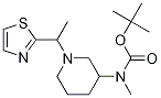 Methyl-[1-(1-thiazol-2-yl-ethyl)-piperidin-3-yl]-carbaMic acid tert-butyl ester CAS#: 1289387-39-8