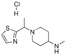 Methyl-[1-(1-thiazol-2-yl-ethyl)-piperidin-4-yl]-aMine hydrochloride CAS#: 1289385-60-9