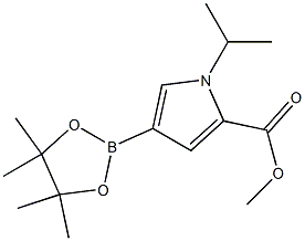 Methyl 1-isopropyl-4-(4,4,5,5-tetraMethyl-1,3,2-dioxaborolan-2-yl)-1H-pyrrole-2-carboxylate CAS#: 1367830-46-3