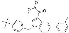 Methyl 2-{1-[(4-tert-butylphenyl)Methyl]-5-(3-Methylphenyl)-1H-indol-3-yl}-2-oxoacetate CAS#: 1245647-71-5