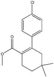 Methyl 2-(4-chlorophenyl)-4,4-dimethylcyclohex-1-ene-1-carboxylate CAS#: 1228780-49-1