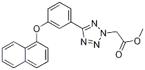 Methyl 2-[5-[3-(1-Naphthyloxy)phenyl]-2H-tetrazol-2-yl]acetate CAS#: 1314406-48-8