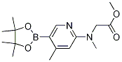 Methyl 2-(Methyl(4-Methyl-5-(4,4,5,5-tetraMethyl-1,3,2-dioxaborolan-2-yl)pyridin-2-yl)aMino)acetate CAS#: 1353745-96-6
