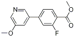 Methyl 2-fluoro-4-(5-Methoxypyridin-3-yl)benzoate CAS#: 1375068-84-0