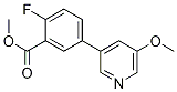 Methyl 2-fluoro-5-(5-Methoxypyridin-3-yl)benzoate CAS#: 1375068-85-1