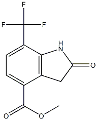Methyl 2-oxo-7-(trifluoromethyl)indoline-4-carboxylate, 97% CAS#: 1260676-89-8