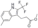 Methyl 3-(5-Methyl-2-(trifluoroMethyl)-1H-indol-3-yl)propanoate CAS#: 1223418-36-7