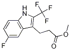 Methyl 3-(5-fluoro-2-(trifluoroMethyl)-1H-indol-3-yl)propanoate CAS#: 1223418-35-6