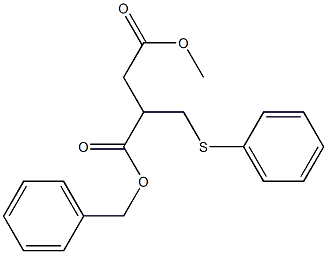 Methyl 3-(benzyloxycarbonyl)-4-(phenylthio)butanoate CAS#: 1357575-01-9