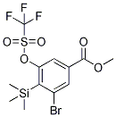 Methyl 3-bromo-5-(((trifluoromethyl)sulfonyl)-oxy)-4-(trimethylsilyl)benzoate CAS#: 1242069-32-4