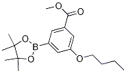 Methyl 3-butoxy-5-(4,4,5,5-tetramethyl-1,3,2-dioxaborolan-2-yl)benzoate CAS#: 1218789-66-2