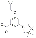 Methyl 3-(cyclopropylmethoxy)-5-(4,4,5,5-tetramethyl-1,3,2-dioxaborolan-2-yl)benzoate CAS#: 1218789-62-8