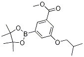 Methyl 3-isobutoxy-5-(4,4,5,5-tetramethyl-1,3,2-dioxaborolan-2-yl)benzoate CAS#: 1218789-59-3