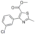 Methyl 4-(3-chlorophenyl)-2-methylthiazole-5-carboxylate CAS#: 1072944-80-9