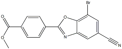 Methyl 4-(7-broMo-5-cyanobenzo[d]oxazol-2-yl)benzoate CAS#: 1093395-65-3