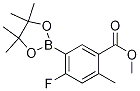 Methyl 4-fluoro-2-methyl-5-(4,4,5,5-tetramethyl-1,3,2-dioxaborolan-2-yl)benzoate CAS#: 1218790-17-0