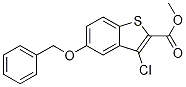 Methyl 5-(benzyloxy)-3-chlorobenzo[b]thiophene-2-carboxylate CAS#: 1259977-93-9