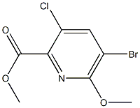 Methyl 5-broMo-3-chloro-6-Methoxypicolinate CAS#: 1256788-33-6