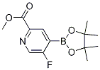 Methyl 5-fluoro-4-(4,4,5,5-tetramethyl-1,3,2-dioxaborolan-2-yl)picolinate CAS#: 1218790-18-1