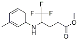 Methyl 5,5,5-trifluoro-4-(M-tolylaMino)pentanoate CAS#: 1224599-55-6