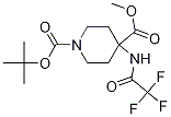 Methyl N-Boc-4-(trifluoroacetylaMino)piperidine-4-carboxylate CAS#: 1375064-57-5