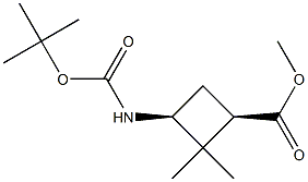 Methyl cis-3-(Boc-aMino)-2,2-diMethylcyclobutanecarboxylate CAS#: 1313358-57-4