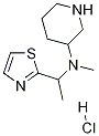 Methyl-piperidin-3-yl-(1-thiazol-2-yl-ethyl)-aMine hydrochloride CAS#: 1289386-23-7