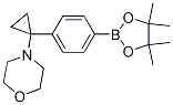 Morpholine, 4-[1-[4-(4,4,5,5-tetraMethyl-1,3,2-dioxaborolan-2-yl)phenyl]cyclopropyl]- CAS#: 1206594-08-2