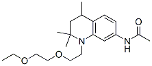 N-[[1-[2-(2-Ethoxyethoxy)ethyl]-1,2,3,4-tetrahydro-2,2,4-trimethylquinolin]-7-yl]acetamide CAS#: 71673-02-4