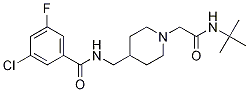 N-((1-(2-(tert-ButylaMino)-2-oxoethyl)piperidin-4-yl)Methyl)-3-chloro-5-fluorobenzaMide CAS#: 1199236-64-0