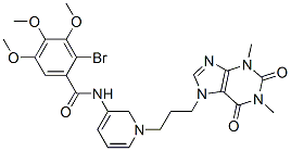 N-[1-[3-(1,3-dimethyl-2,6-dioxo-purin-7-yl)propyl]pyridin-5-yl]-3,4,5- trimethoxy-benzamide bromide CAS#: 70919-94-7