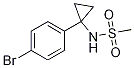 N-[1-(4-broMophenyl)cyclopropyl]MethanesulfonaMide CAS#: 1365272-86-1