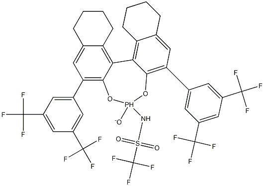 N-[(11bR)-2,6-bis[3,5-bis(trifluoromethyl)phenyl]-8,9,10,11,12,13,14,15-octahydro-4-oxidodinaphtho[2,1-d:1',2'-f][1,3,2]dioxaphosphepin-4-yl]-1,1,1-trifluoro-Methanesulfonamide CAS#: 1261302-64-0