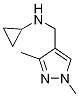 N-[(1,3-dimethyl-1H-pyrazol-4-yl)methyl]cyclopropanamine CAS#: 1170202-73-9